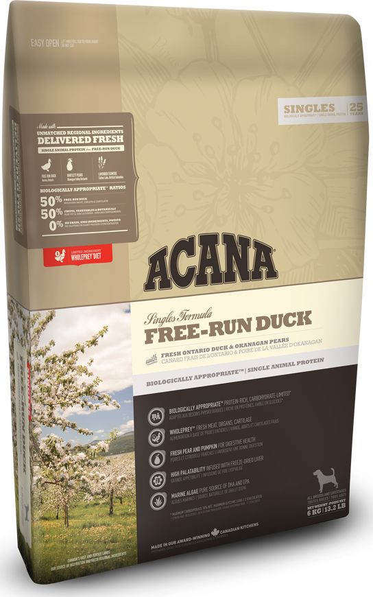ACANA Singles Free-Run Duck - dry