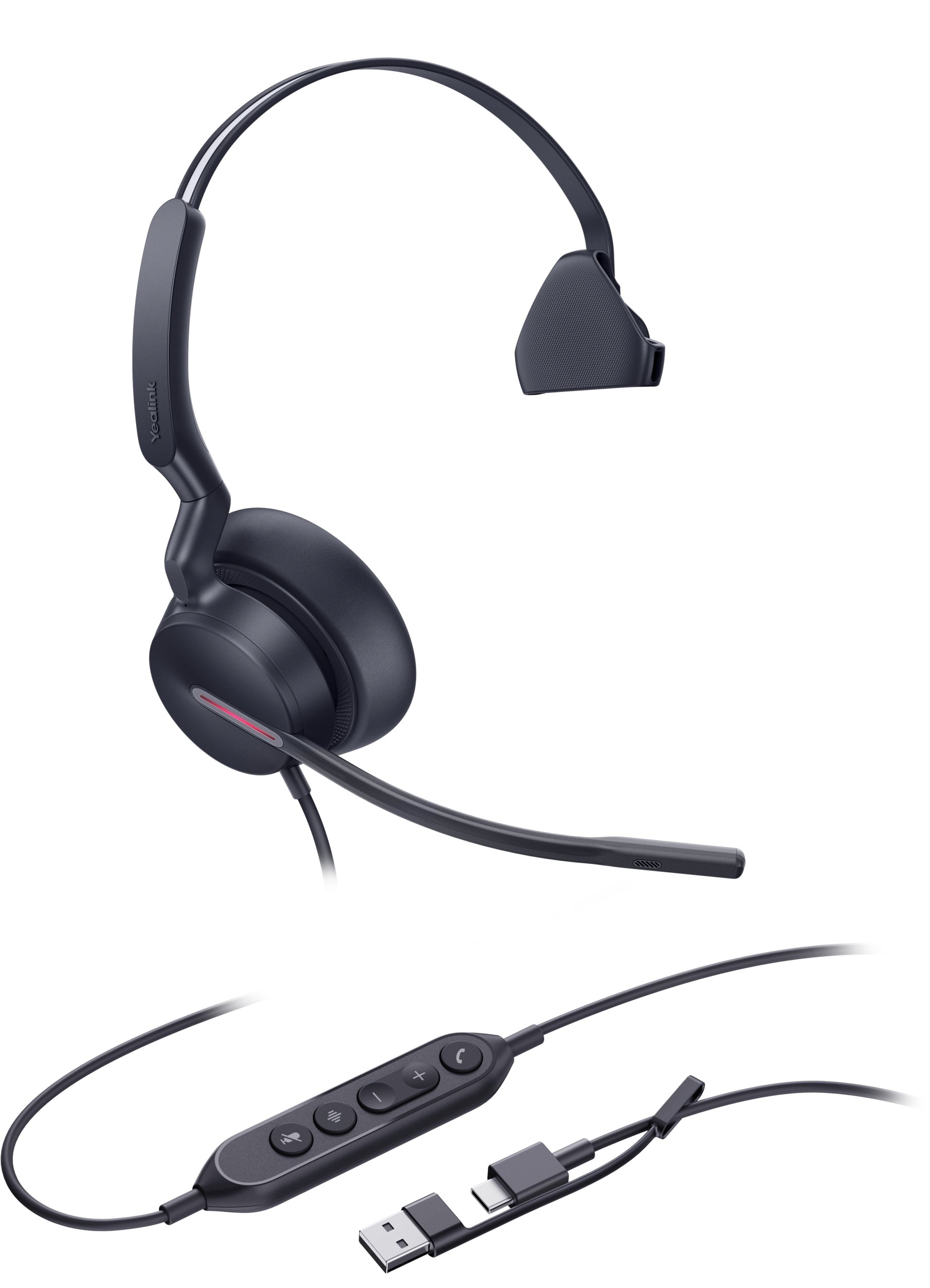 Słuchawki Yealink Uh46 Mono Usb-C/A Headset