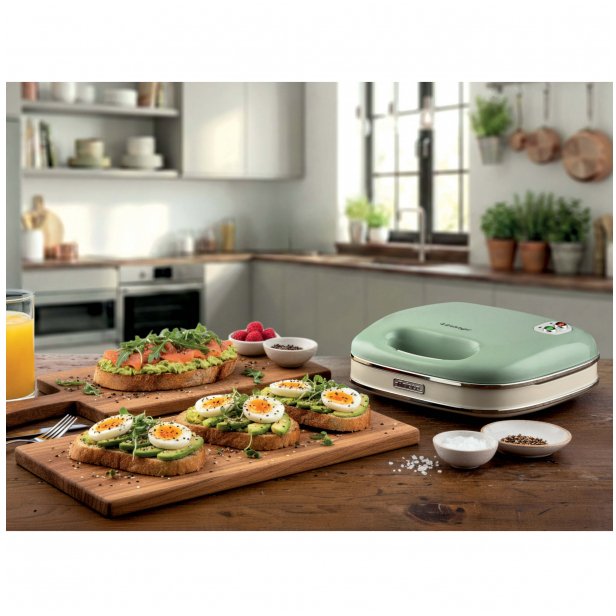 Opiekacz Ariete Vintage Sandwich Maker green