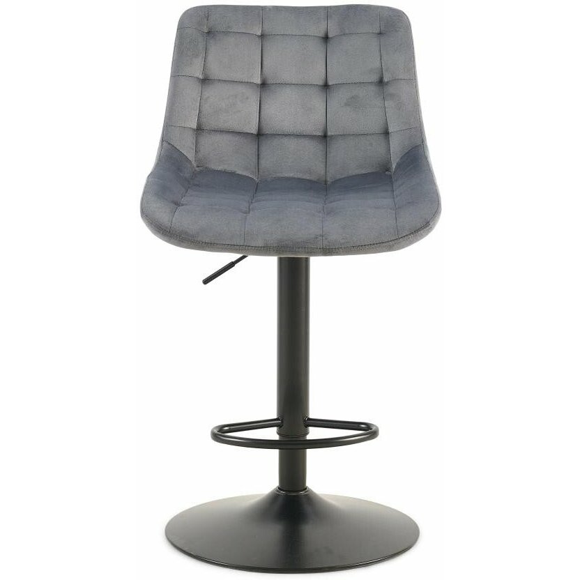 Domoletti Bar chair AINEKI gray velvet