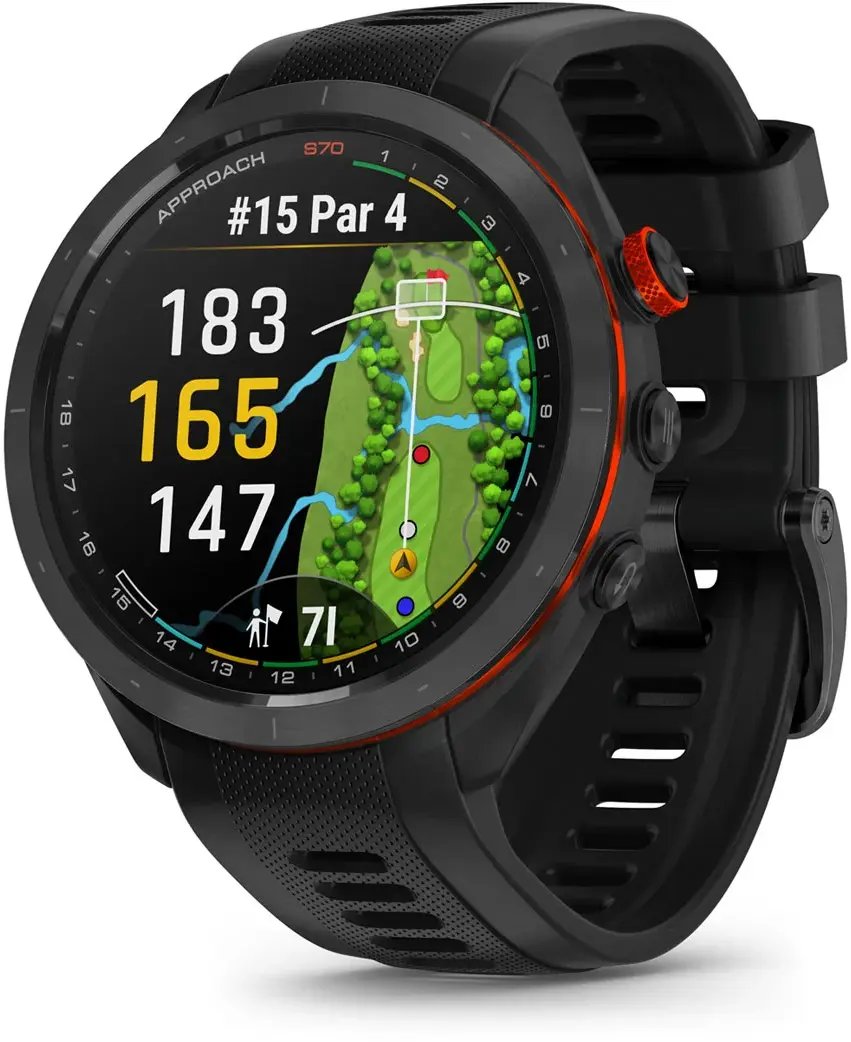 Zegarek sportowy Garmin Approach S70 Czarny