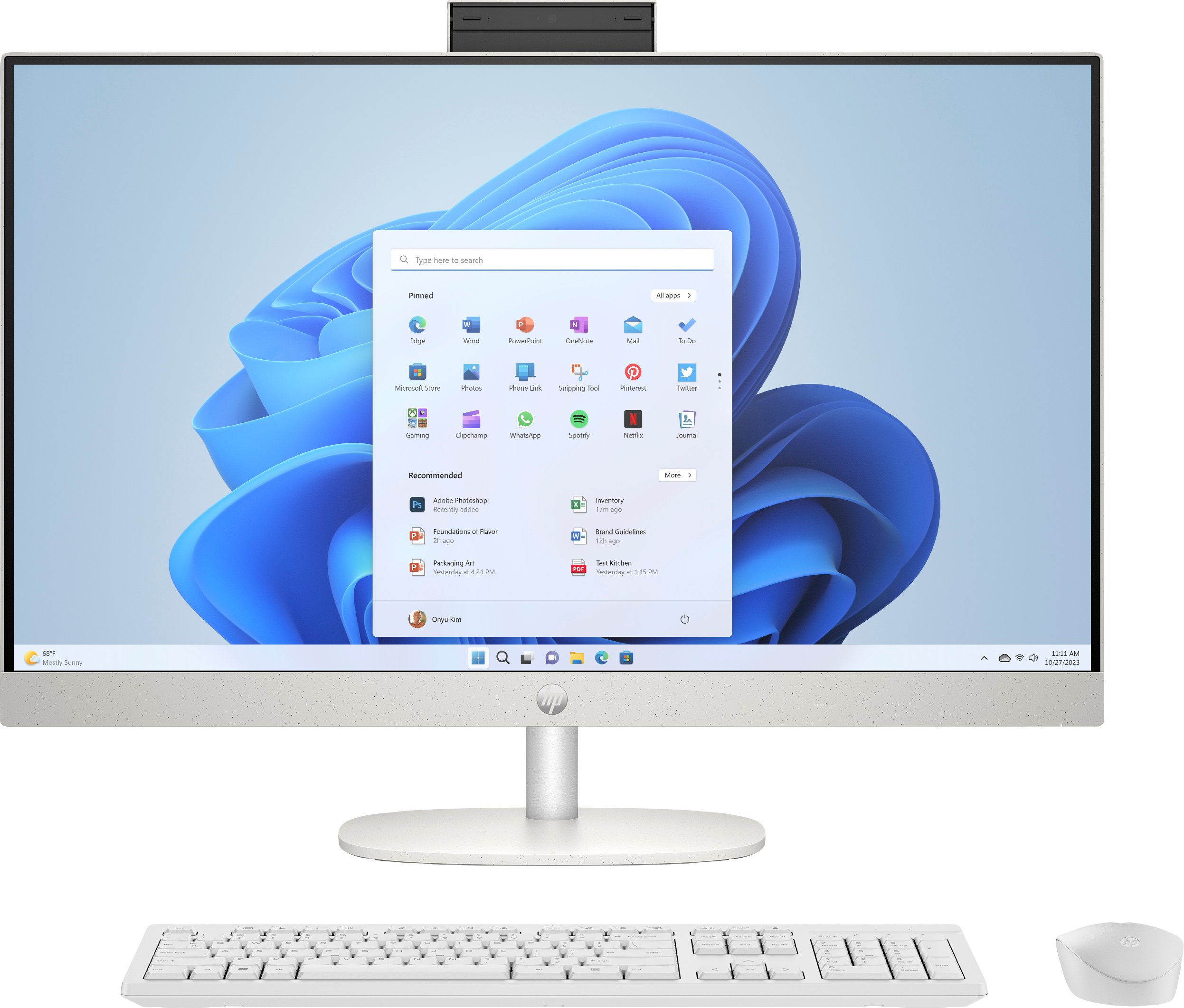 Komputer HP 27 inch All-in-One 27-cr1015nw