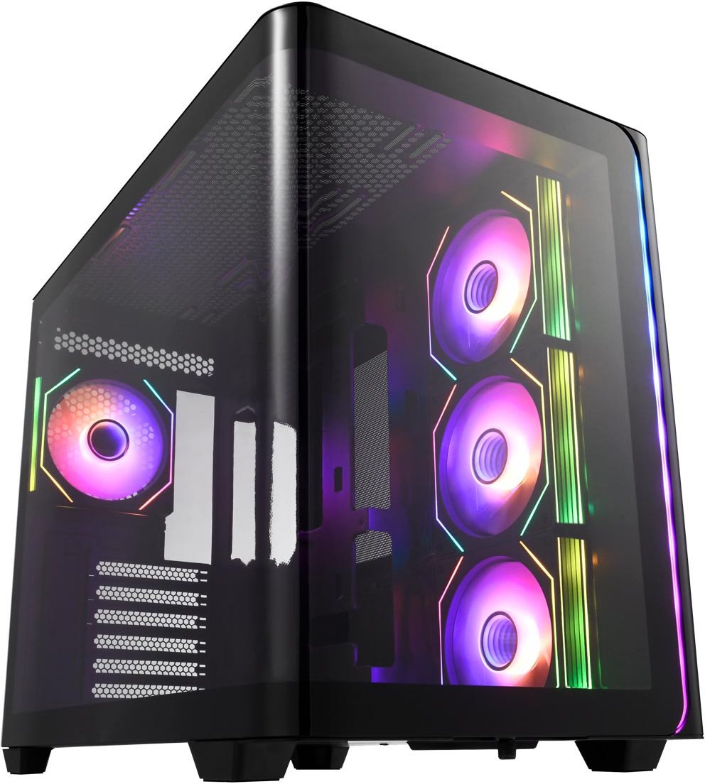 FSP/Fortron FSP M580-BA/Midi Tower/Transparent/Černá | POC0000254