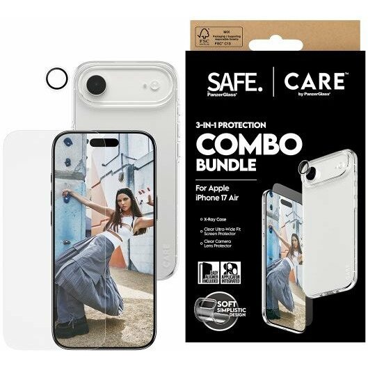 PanzerGlass CARE by Fashionable Combo 3in1