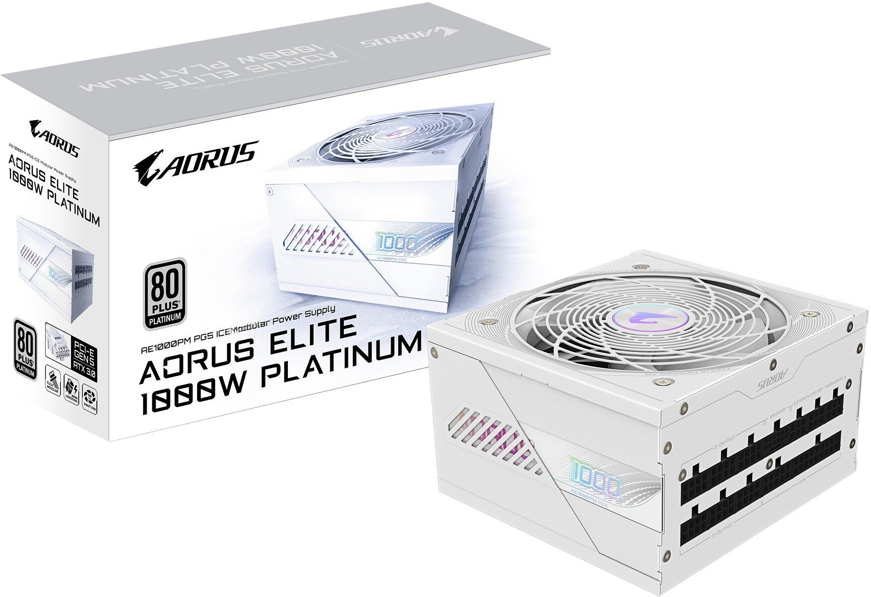 Zasilacz Gigabyte AORUS Elite P1000W Ice
