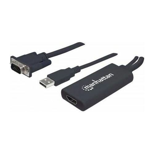 Kabel Manhattan HDMI - D-Sub (VGA)