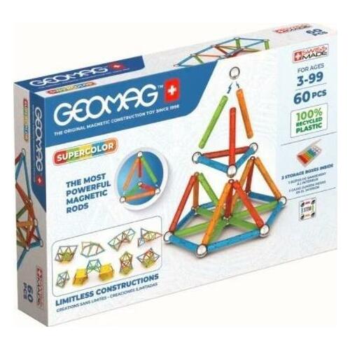 Geomag Klocki magnetyczne Supercolor Panels Recycled
