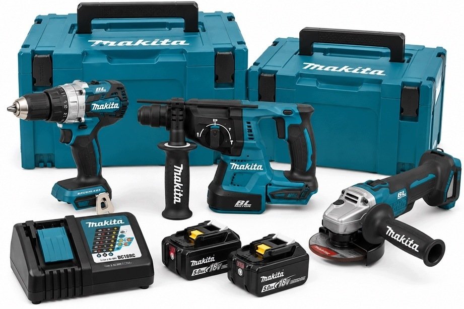 Zestaw elektronarzędzi Makita Combo 18V (DDF492