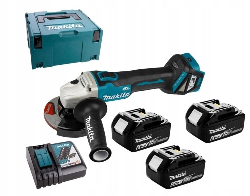 Szlifierka Makita KĄTOWA 18V 125mm 3x5