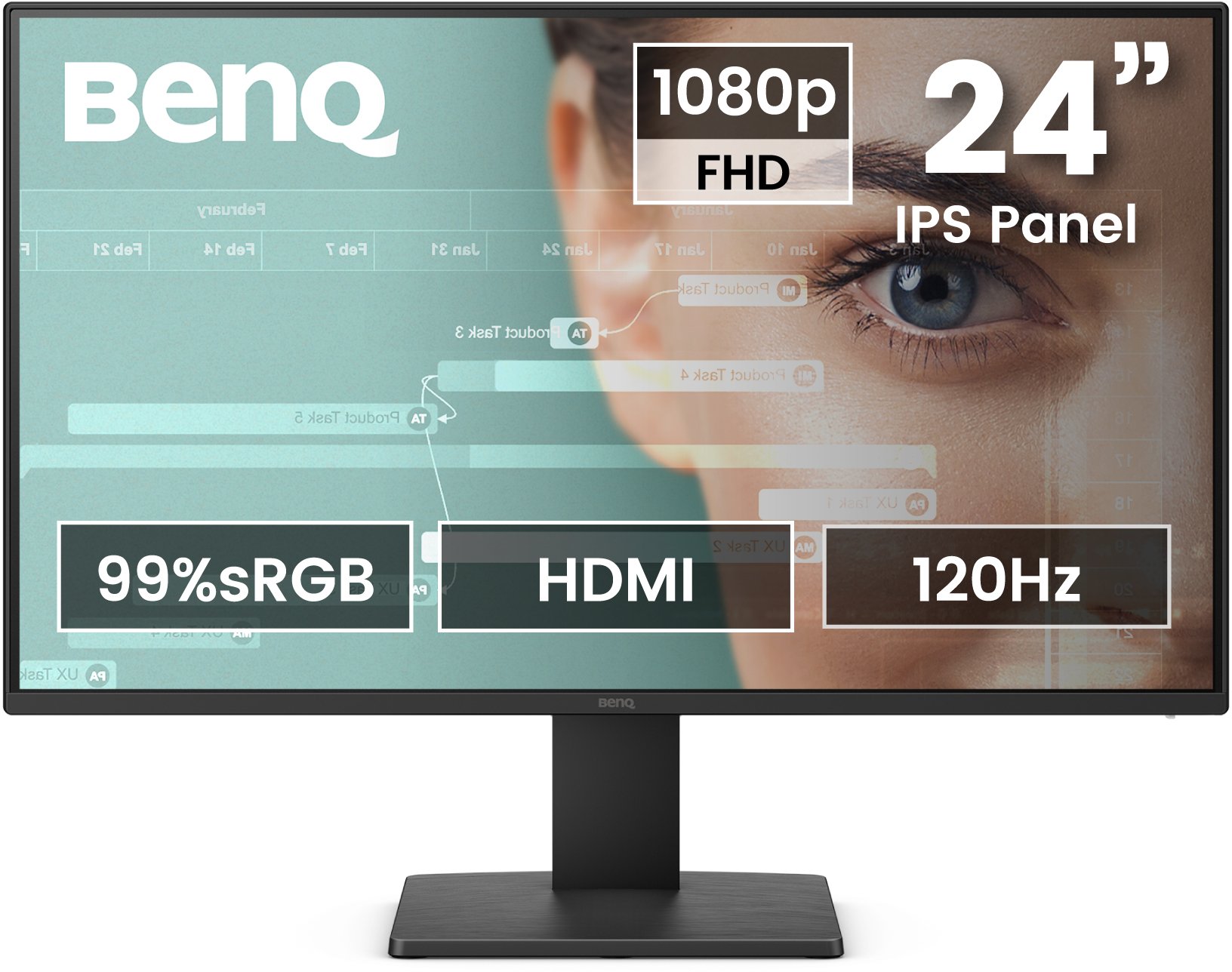 BenQ Monitor 24 inches GW2491P IPS
