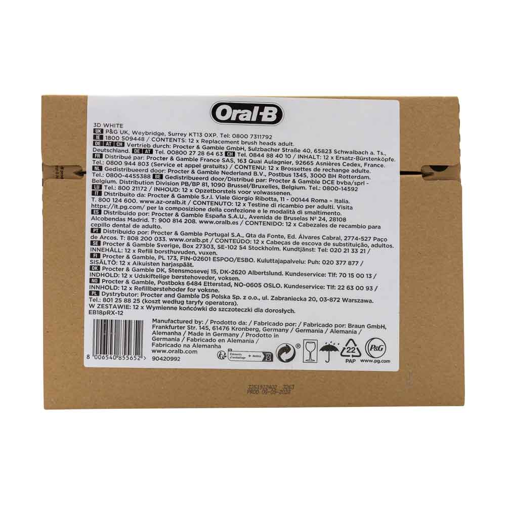 Braun Oral-B Aufsteckbürsten Pro 3D White