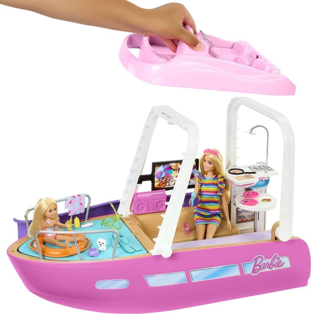 Lalka Barbie Mattel Wymarzona łódka DreamBoat