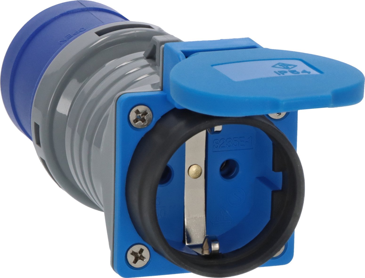 Brennenstuhl Adapter wtyczek zasilających czarny, niebieski