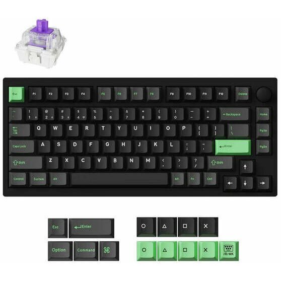 KEYBOARD WRL P1 HE RGB/BLACK P1H-M1Z