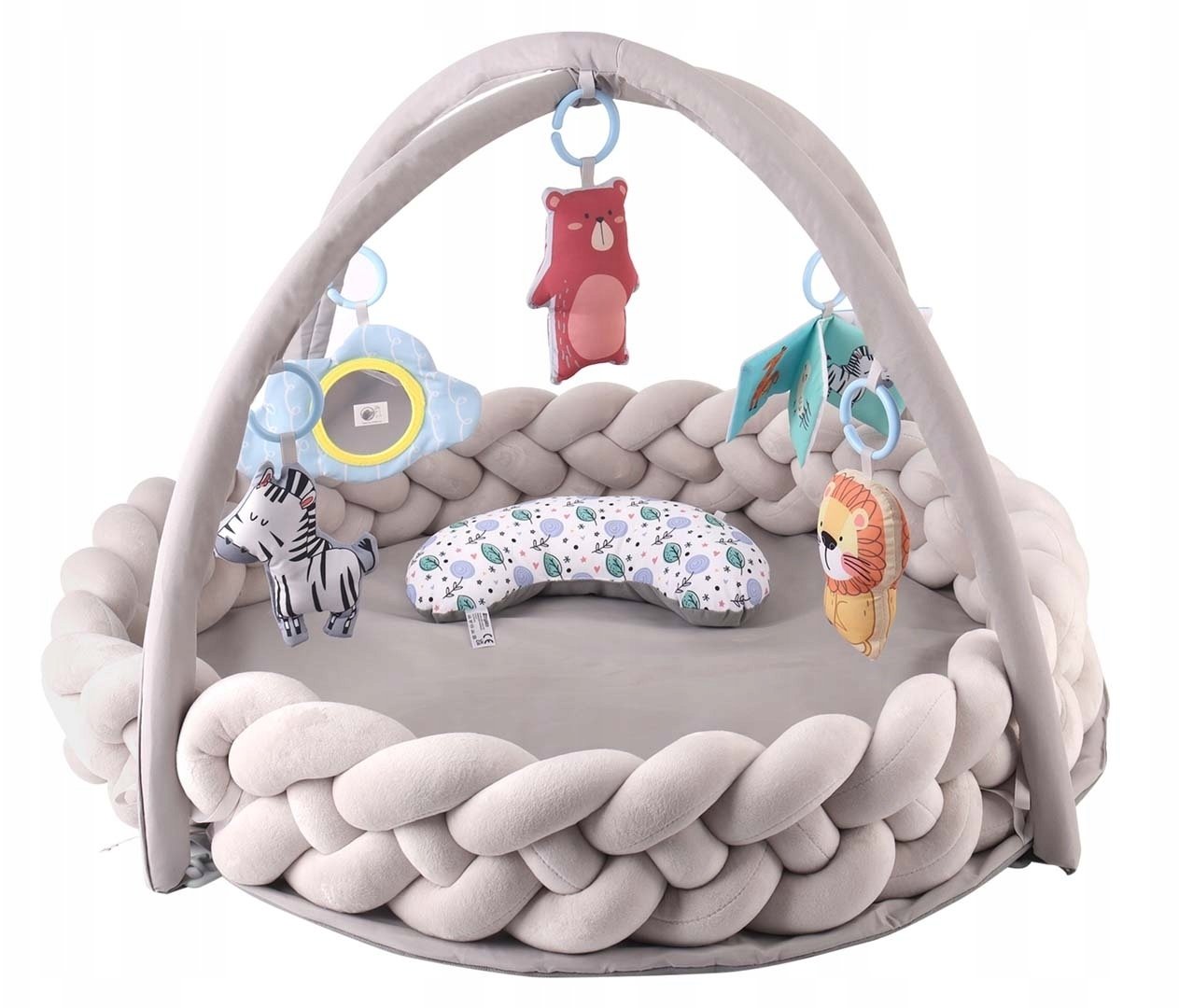 Milly Mally Braided sensory play mat