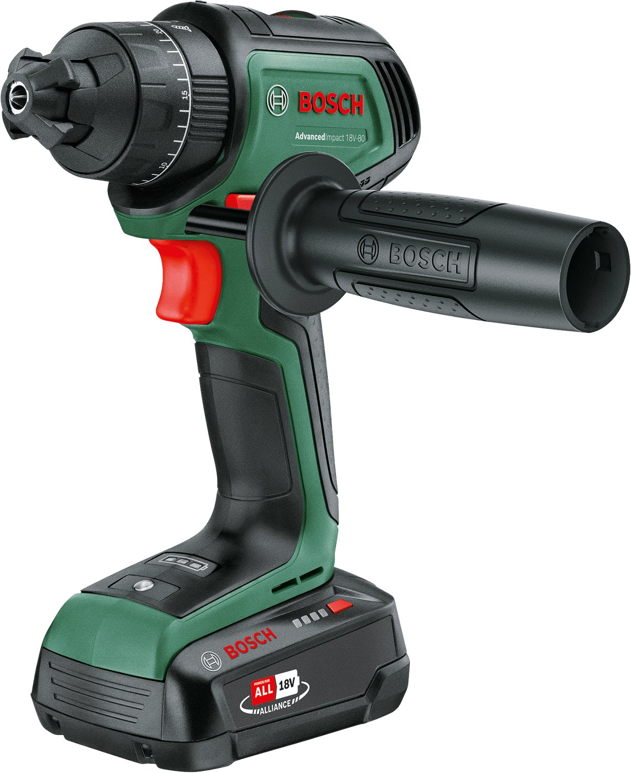 Wiertarko-wkrętarka Bosch AdvancedImpact 18V-80 QuickSnap 2