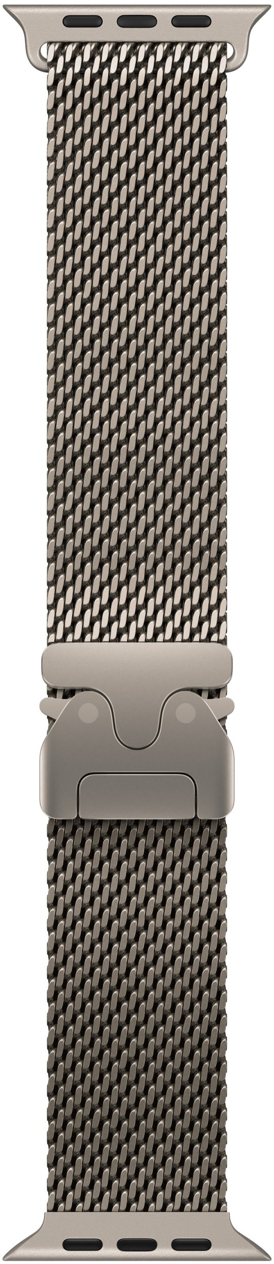 APPLE 49mm Natural Titanium Milanese Loop