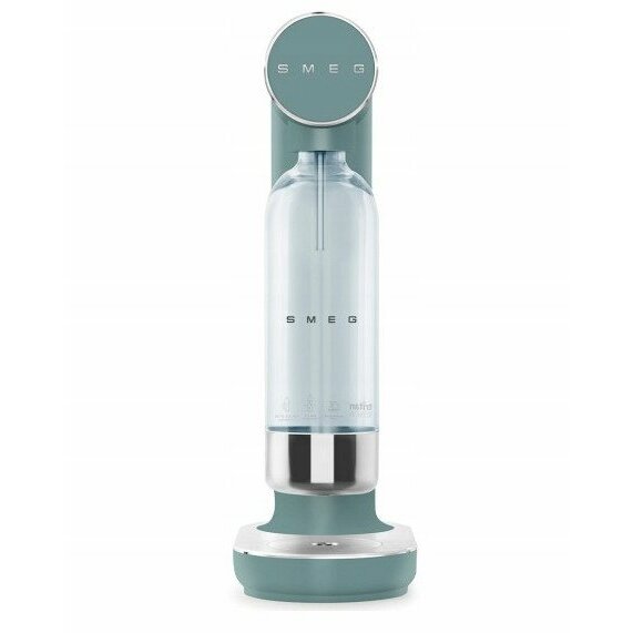 Smeg Wassersprudler SKC01EGM, 800ml Flasche, Smaragd