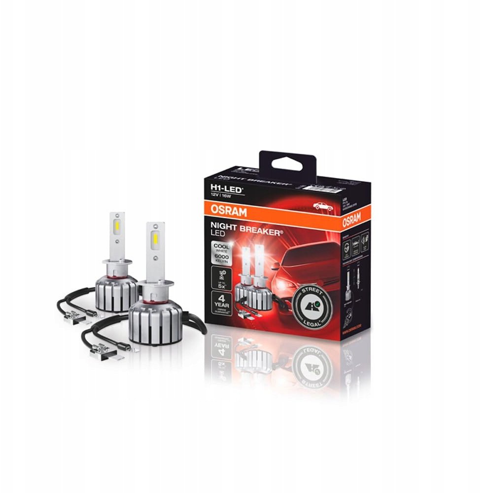 LED spuldze ≜ H1 OSRAM Night