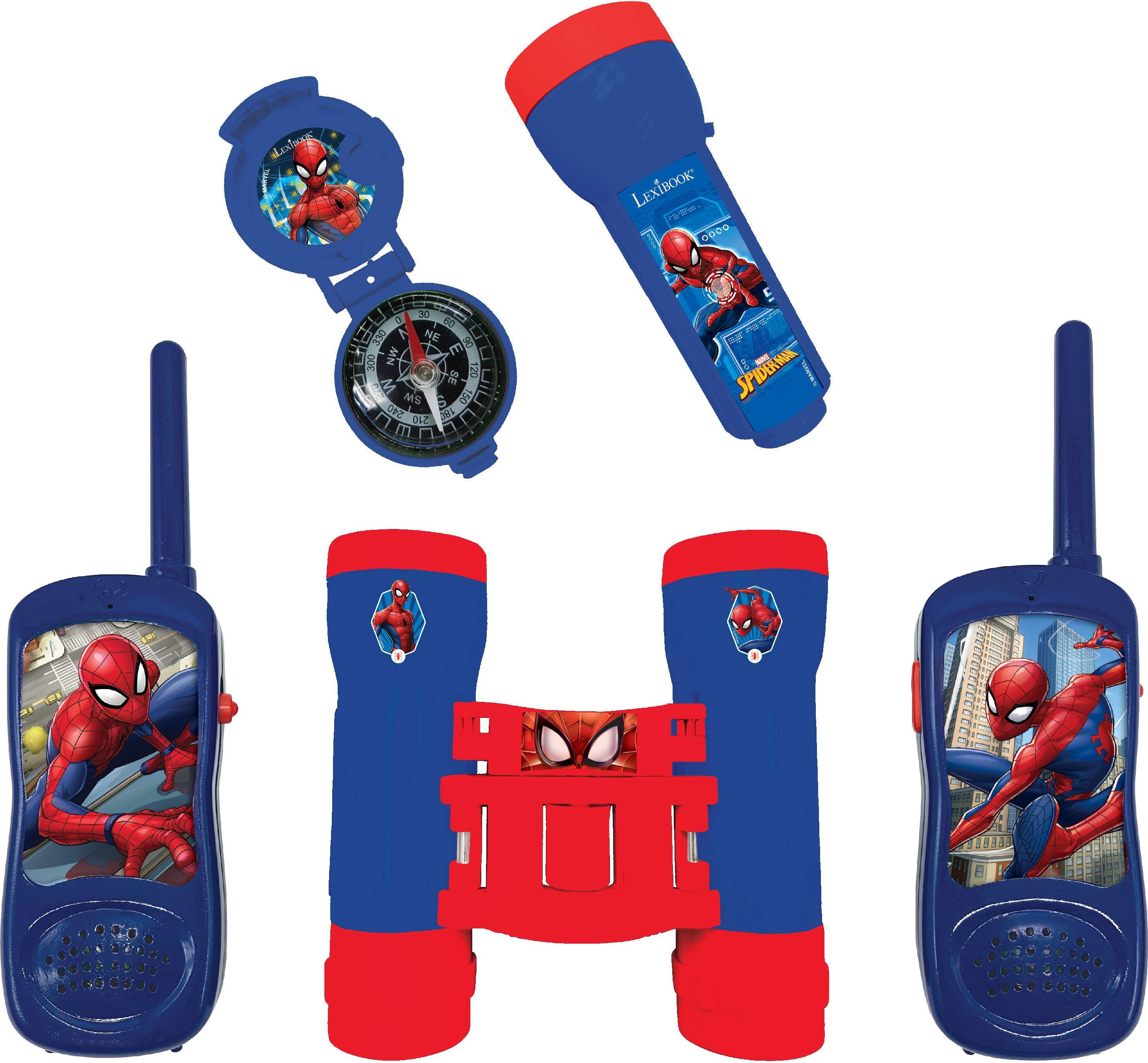 Lexibook Zestaw przygodowy Spiderman z krótkofalówkami