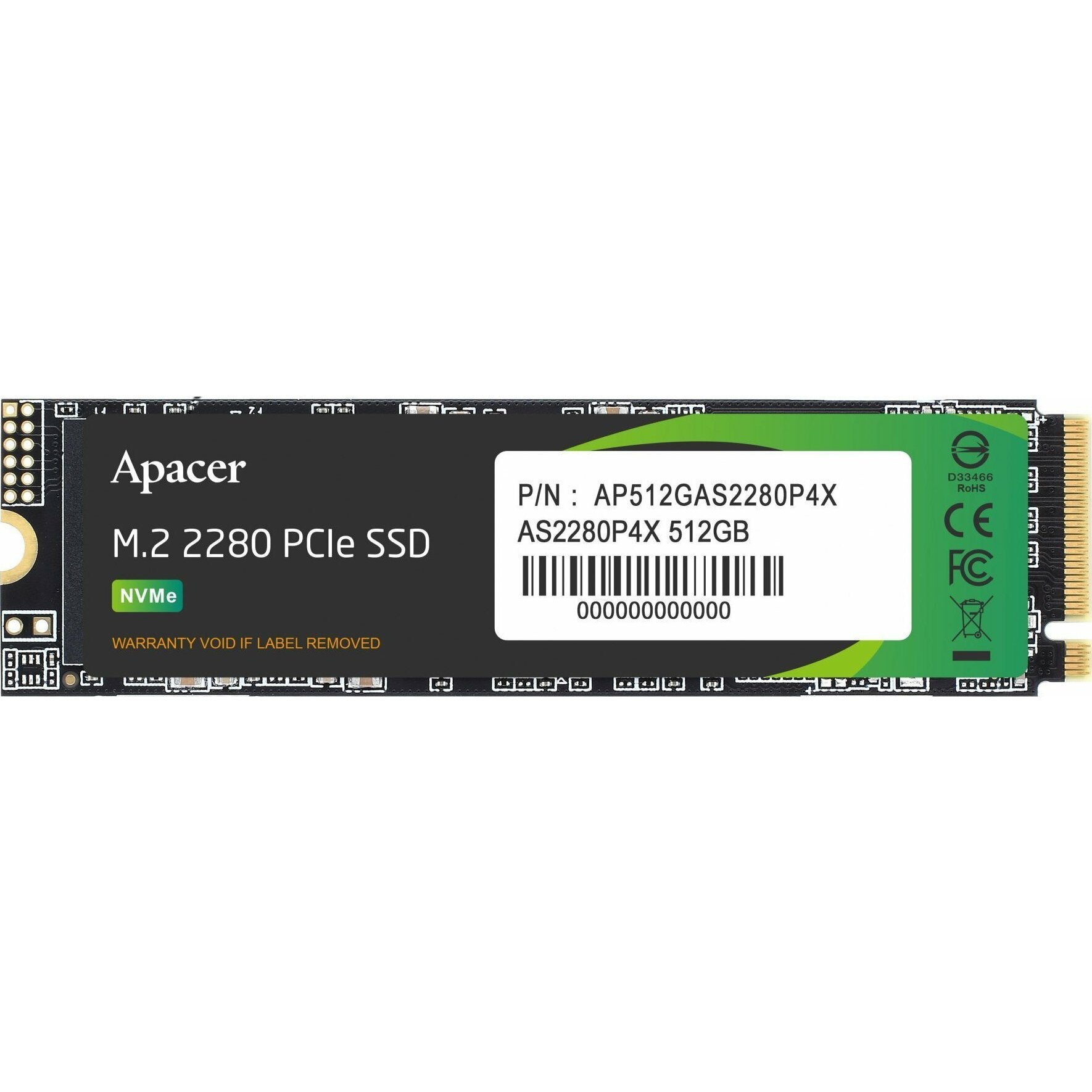 Dysk SSD Apacer AS2280P4X 512GB M