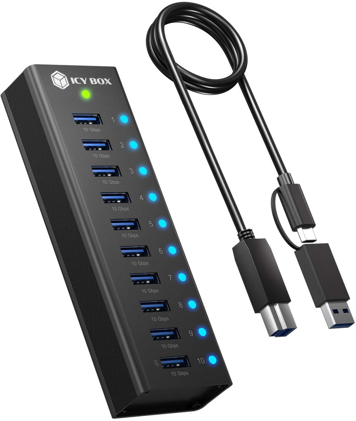 HUB USB Icy Box Box 10-Port