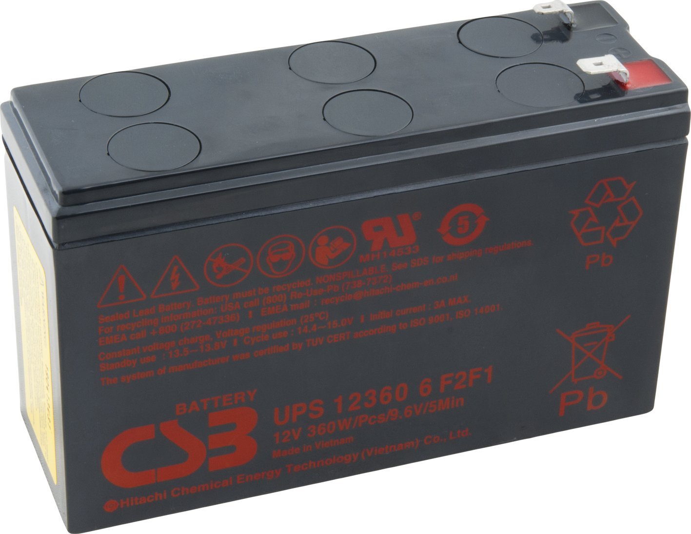 HP CSB baterie 12V 7Ah F1F2