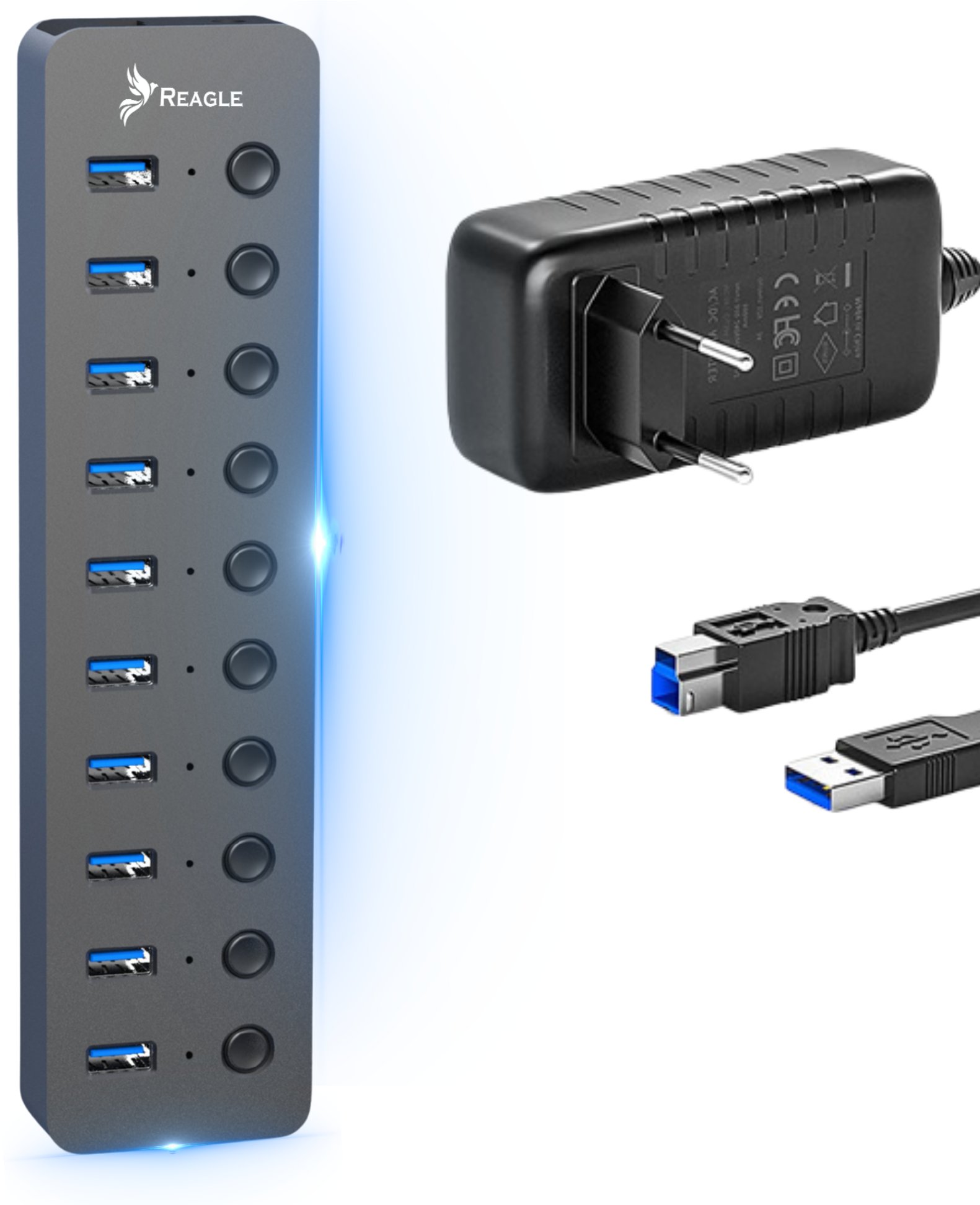 HUB USB Reagle Reagle HUB 10W1