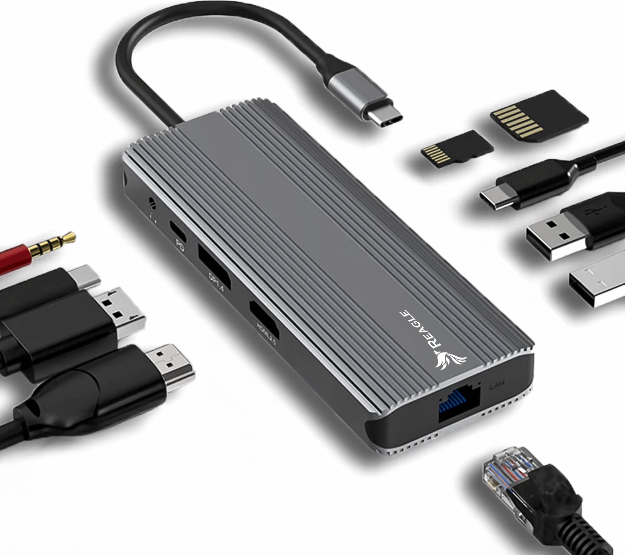 HUB USB Reagle REAGLE HUB USB-C