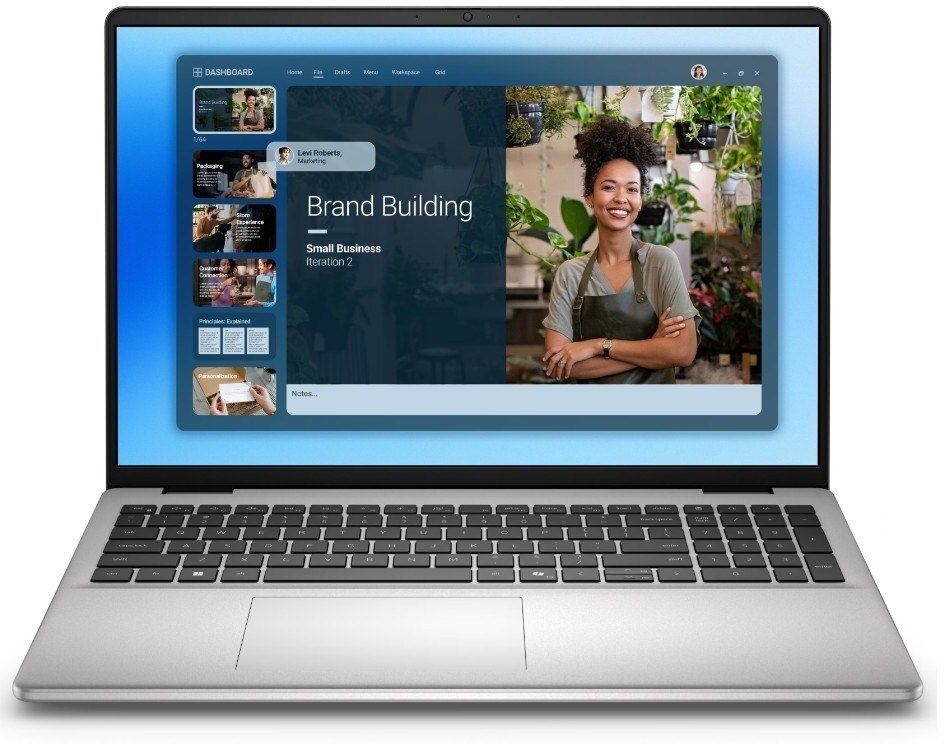 Laptop Dell 16 DC16251 W11P C7-150U/32GB/1TB/16