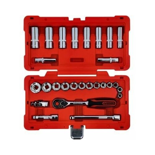 Satra KS Tools Socket set, 3/8``