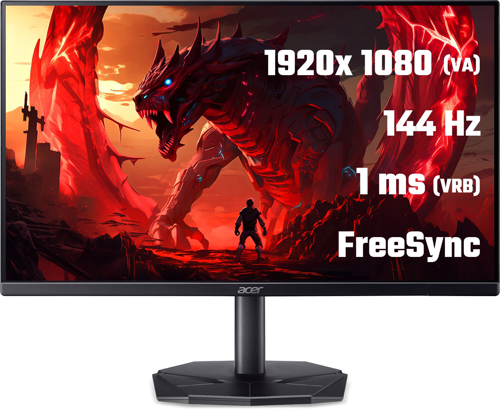 Acer Nitro KG270- 250nits, 144Hz, VGA