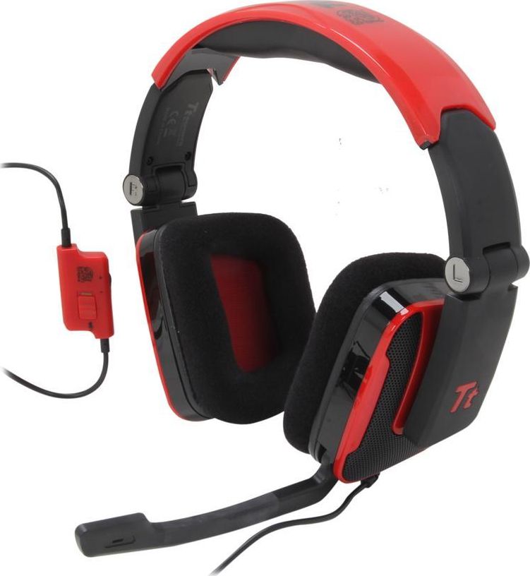 Słuchawki Thermaltake eSports Shock Blasting Czerwone