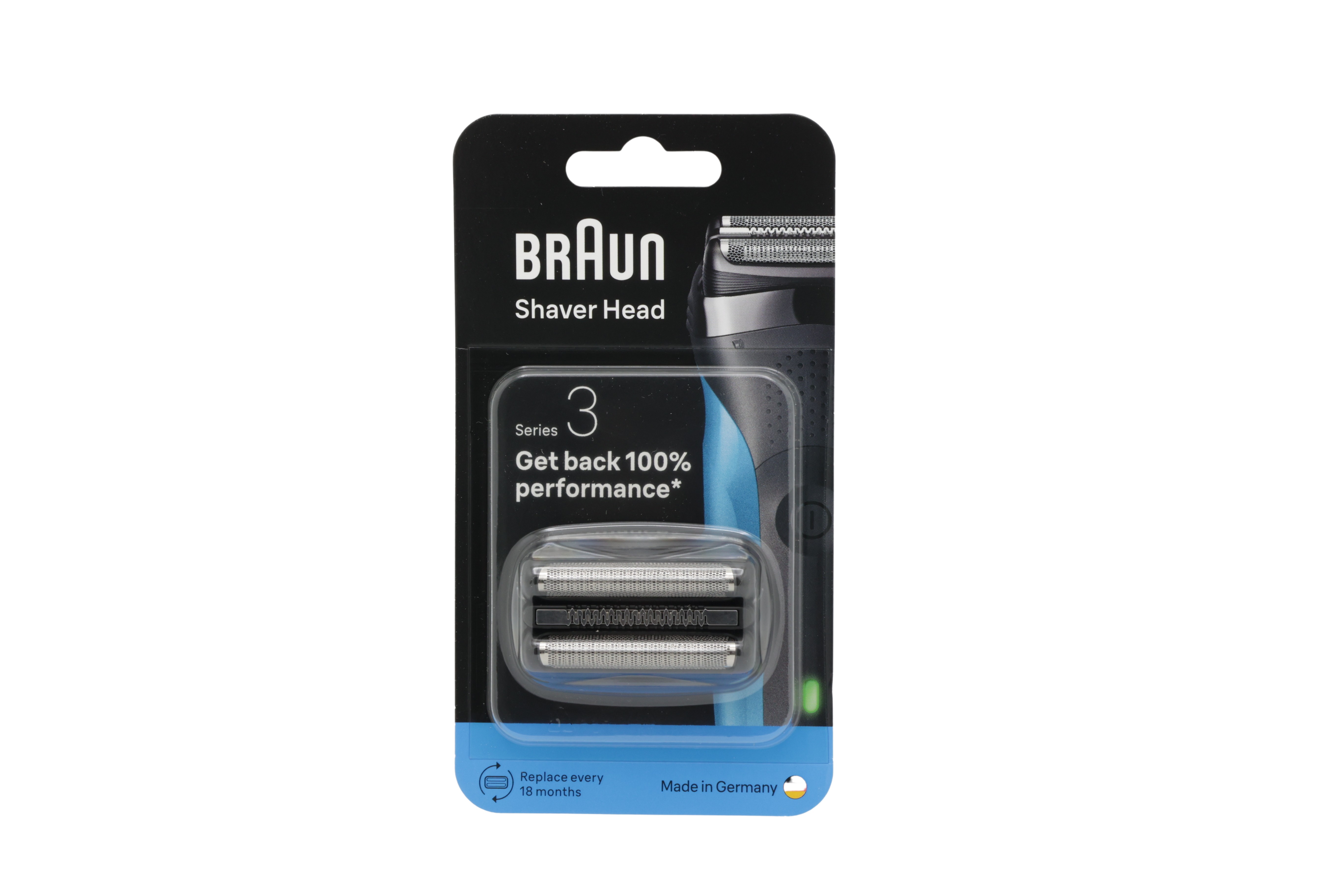 BRAUN Series replacement blades, black |