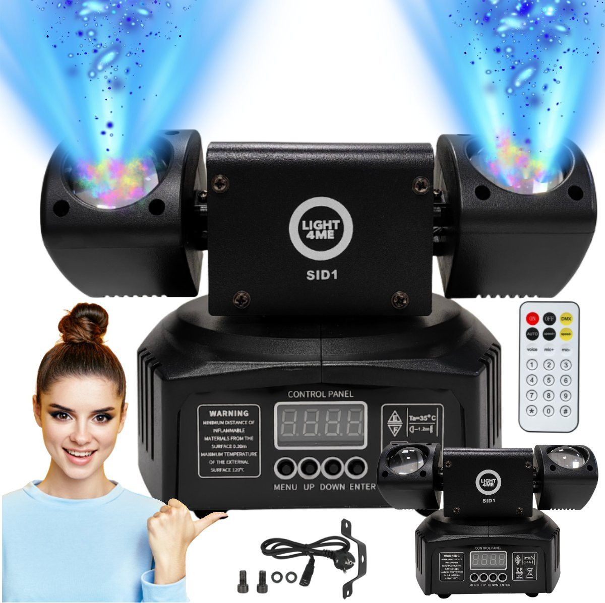LIGHT4ME SID1 - Multiefekt świetlny LED