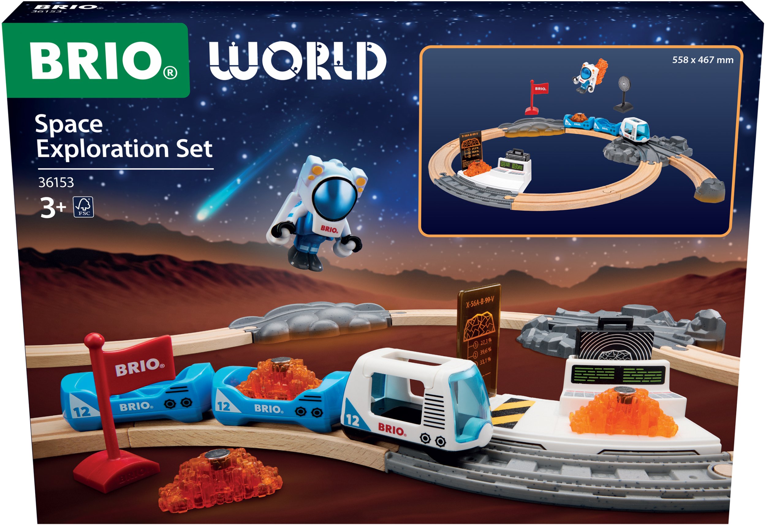 Brio Space Exploration Set, Train &