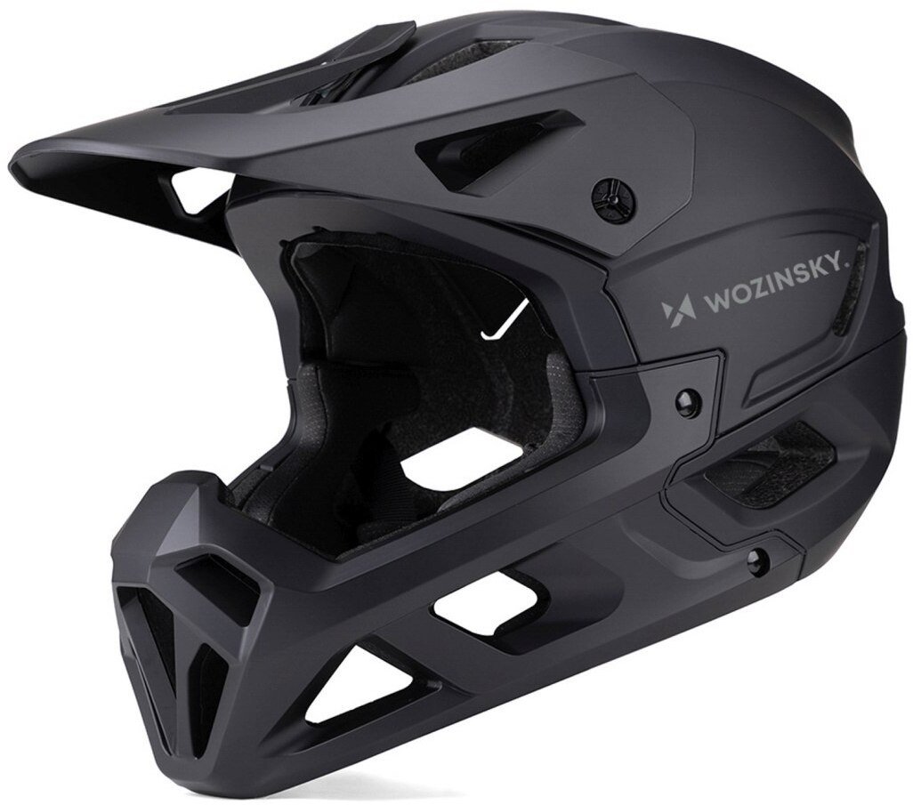 Wozinsky Kask rowerowy fullface z odpinanym