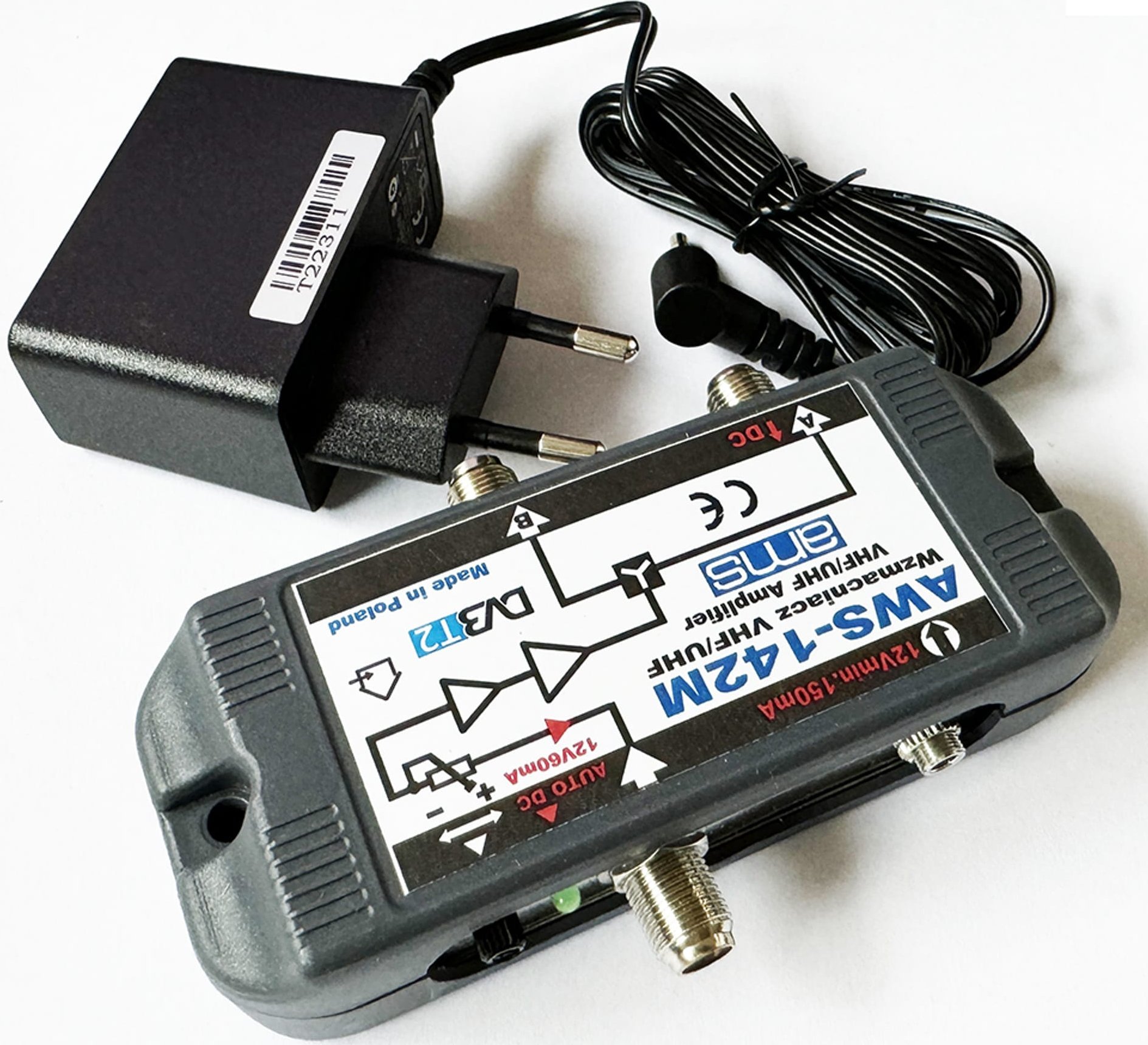 Tuner TV AMS Wzmacniacz antenowy telewizji