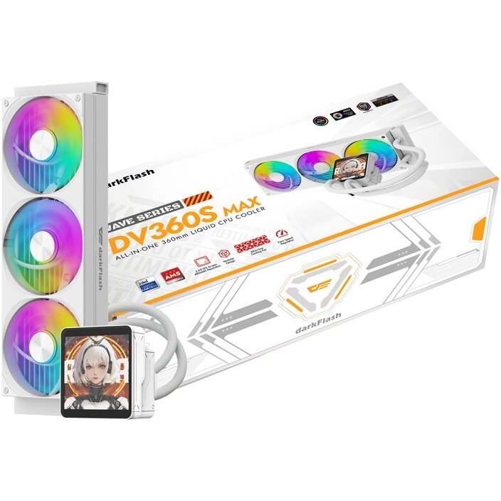 DarkFlash DV360S MAX CPU Cooler (White)