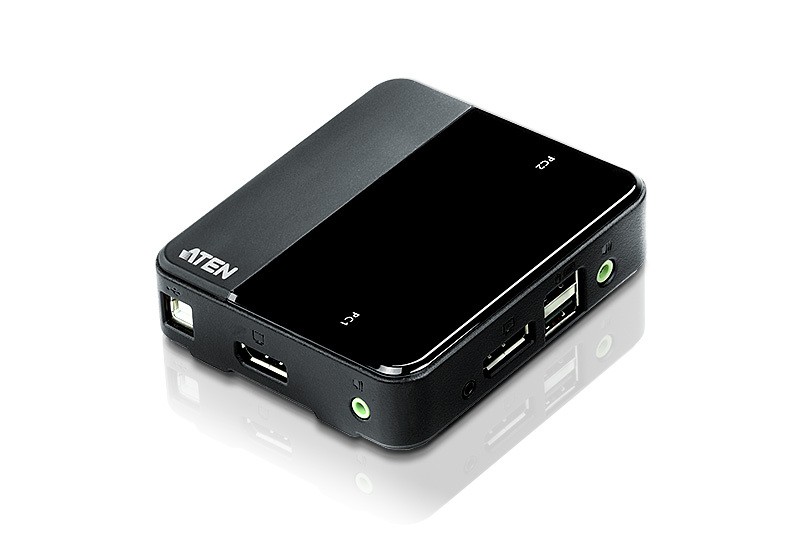 ATEN 2-Port USB 4K DP/Audio KVM