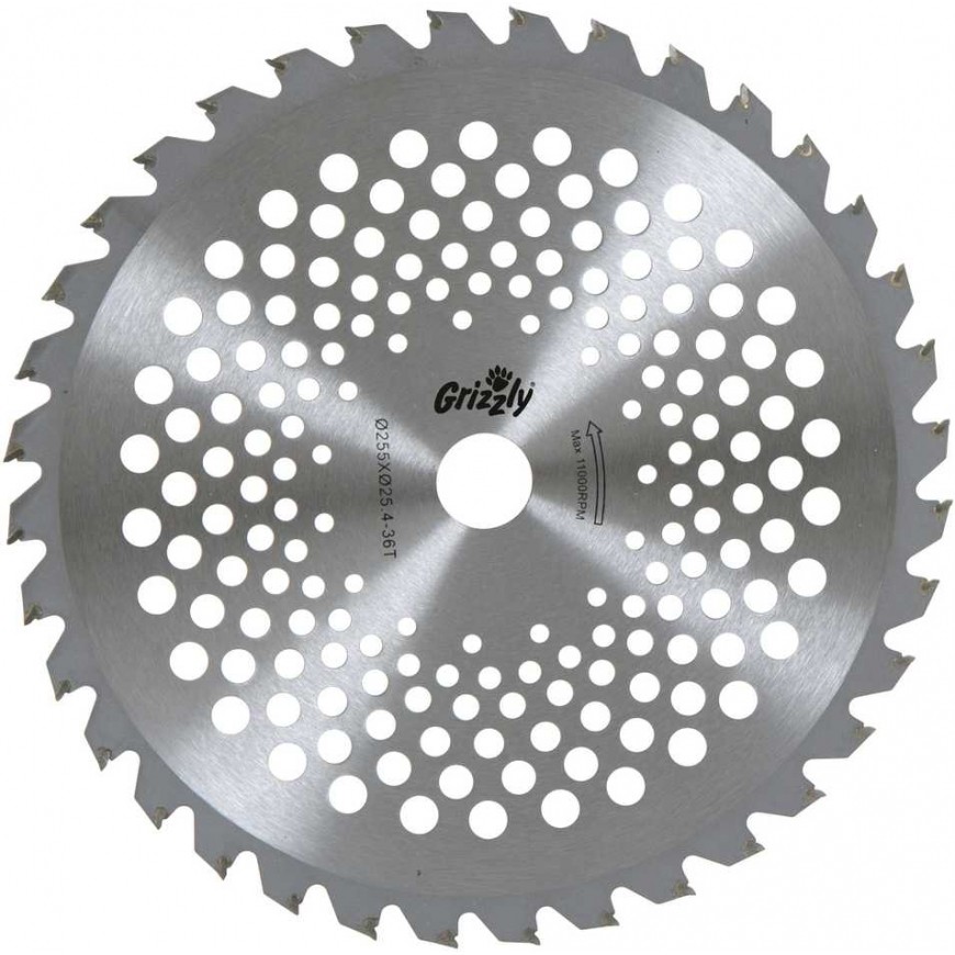 36 ašmenų diskas (255mm) Grizzly MTS