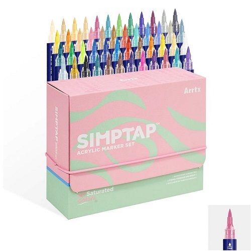 Acrylic Marker Pens ARRTX Simptap, 48