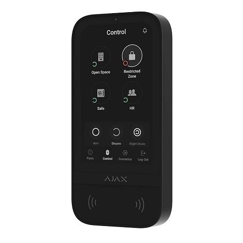 Ajax Wireless keypad with touch screen
