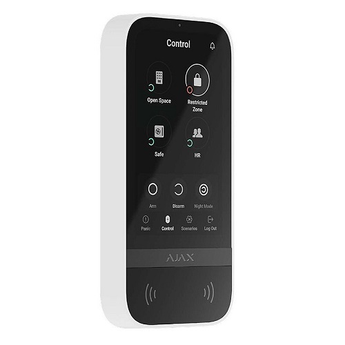 Ajax Wireless keypad with touch screen