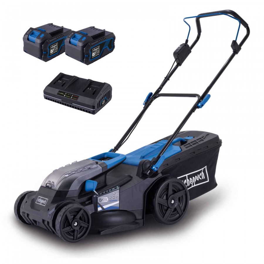 Scheppach Akumuliatorinė vejapjovė BC-MP430-X SET XL2