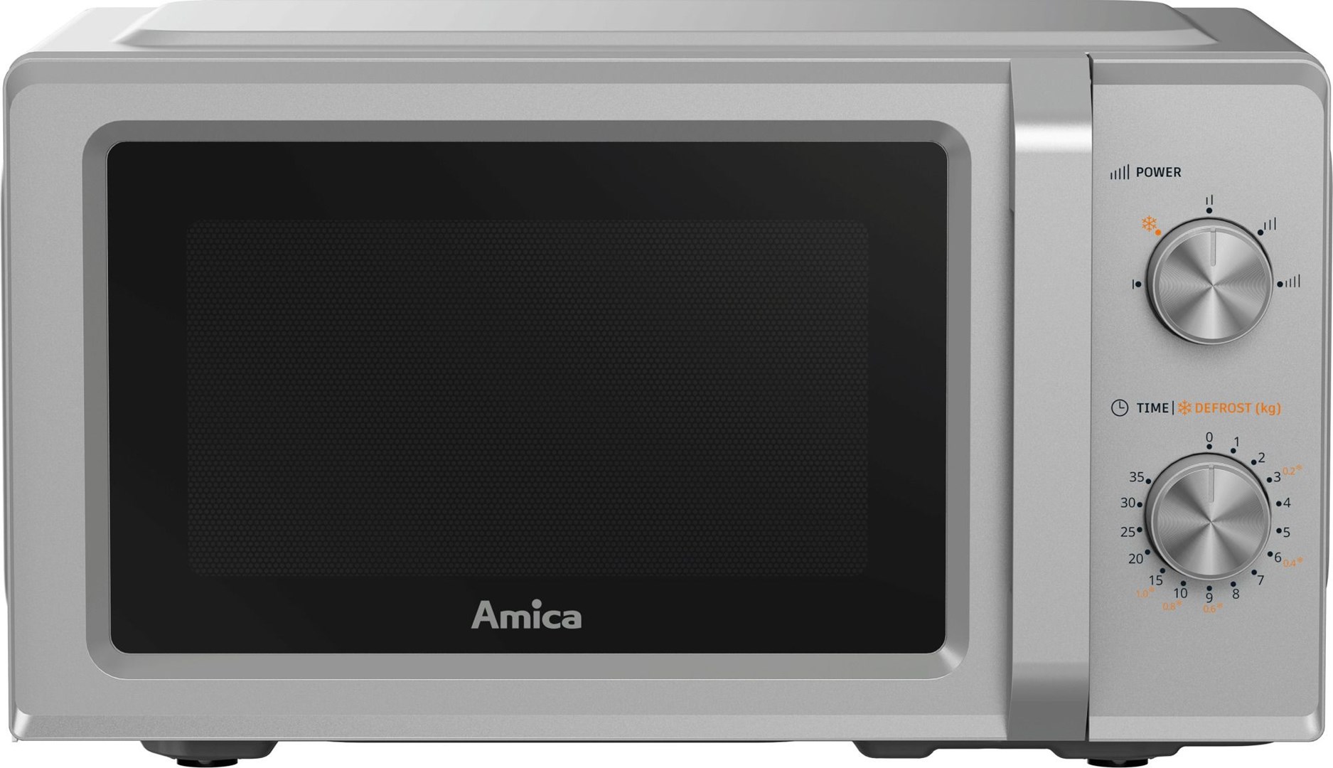 Amica MMF20M4S Silver Solo microwave Countertop