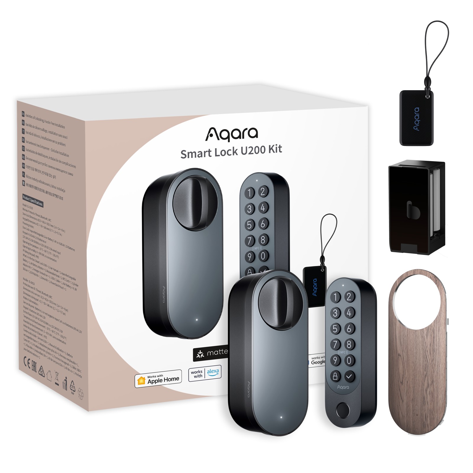 Aqara Smart Lock U200, black |