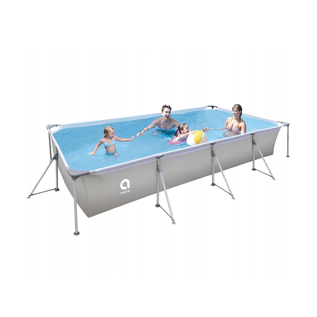 AVENLI grey frame pool, 394x207x80 |