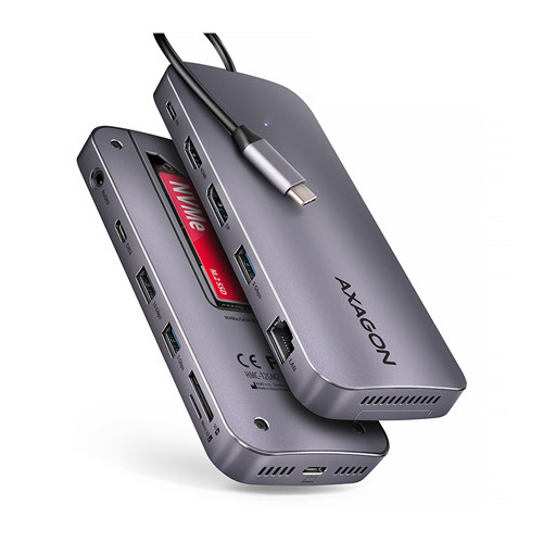 AXAGON USB-C 10Gbps GEN2COMBO 12in1 Hub