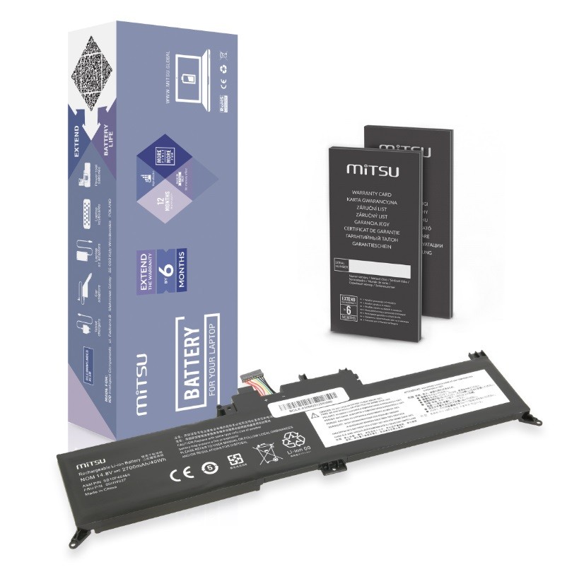 Mitsu Battery 00HW027 01AV434 for Lenovo